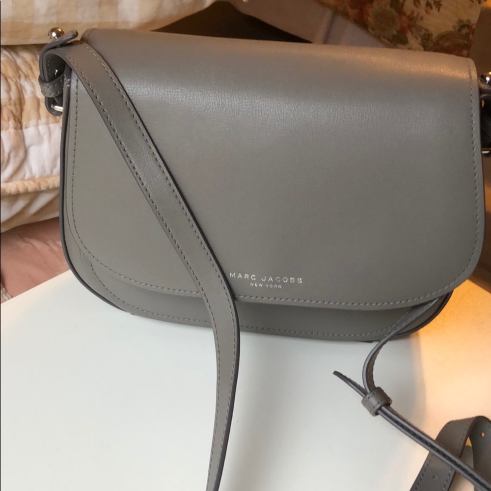 Marc Jacobs Medium Gray Saddle Bag